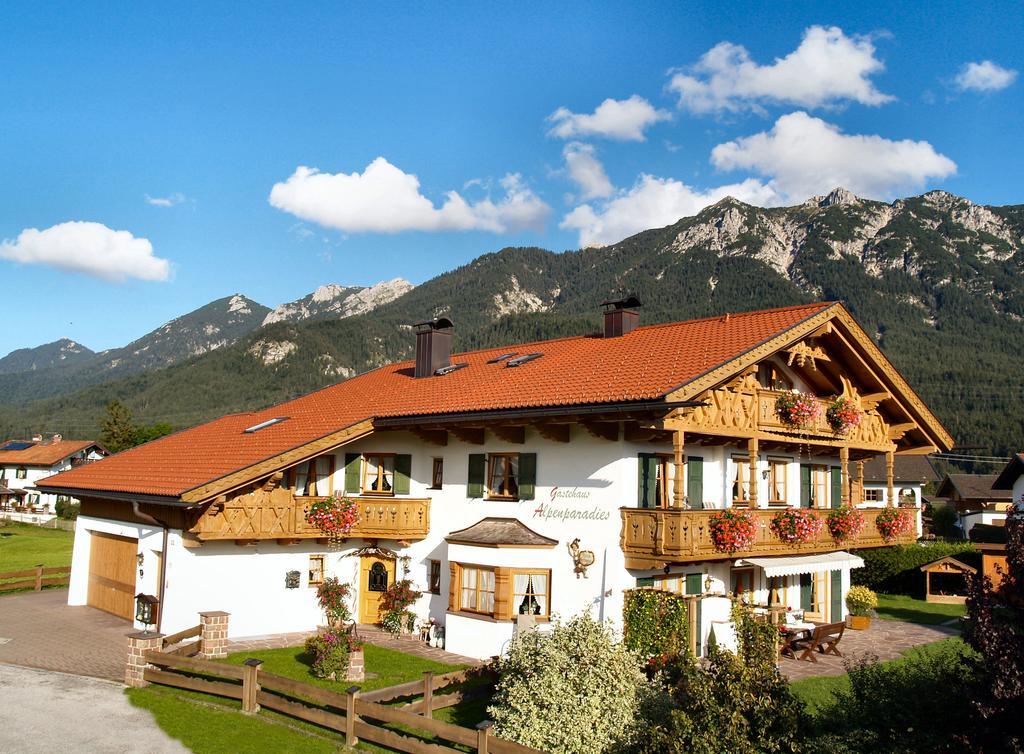 Gaestehaus Alpenparadies Krun Ngoại thất bức ảnh